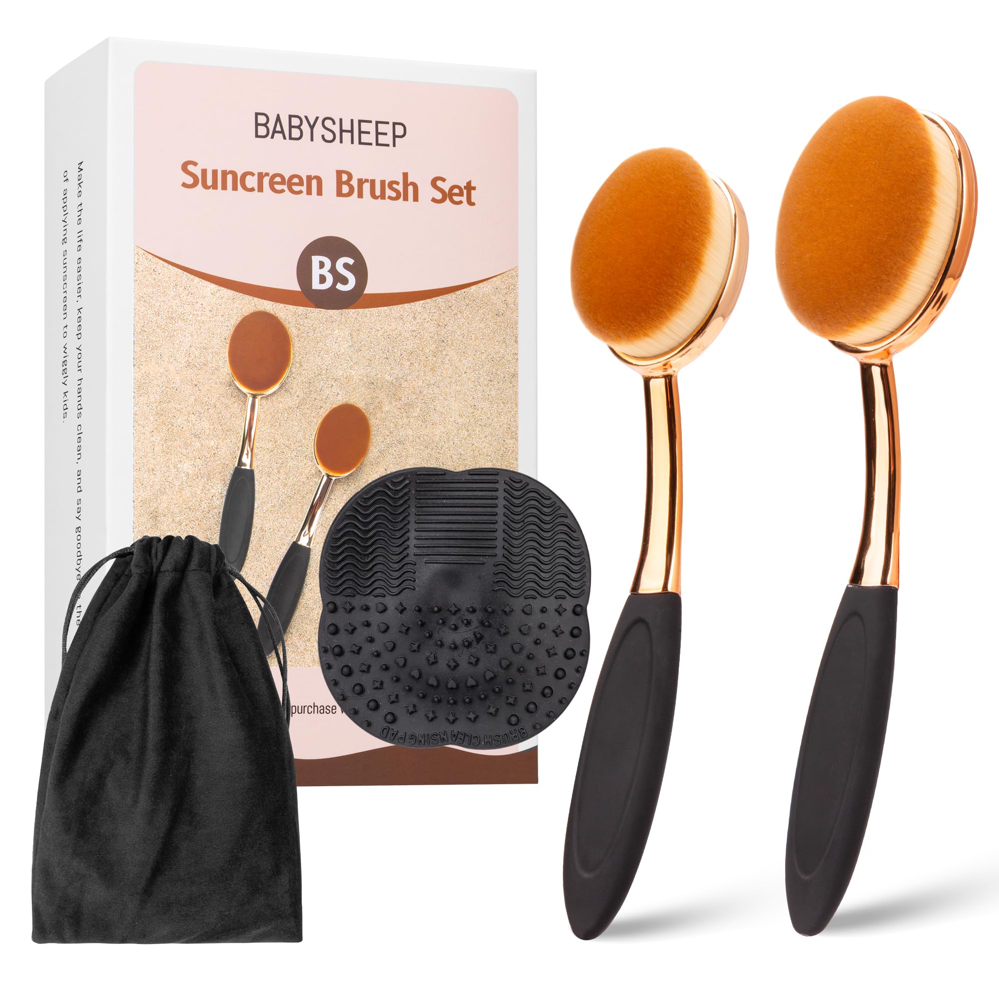 Amazon.com: Sunscreen Applicator Set - Sunblock Brush for Kids